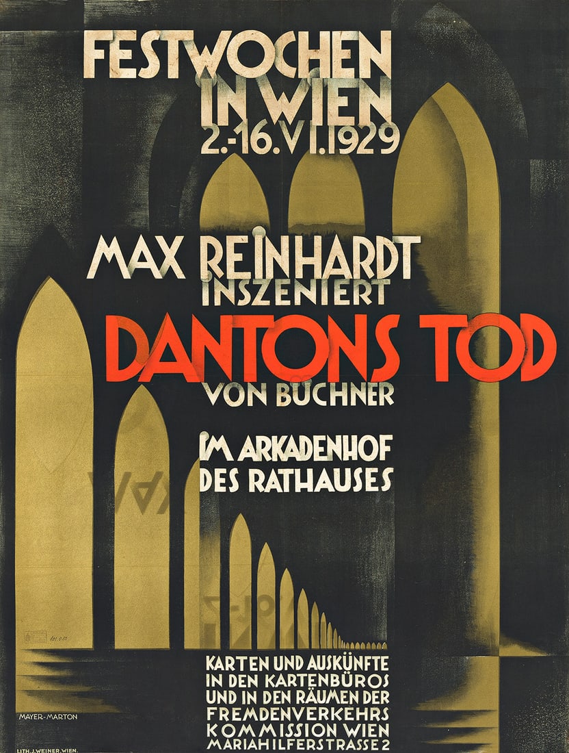 ŸGEORG MAYER-MARTON (1897-1960) DANTONS TOD. 1929. (1 of 1)