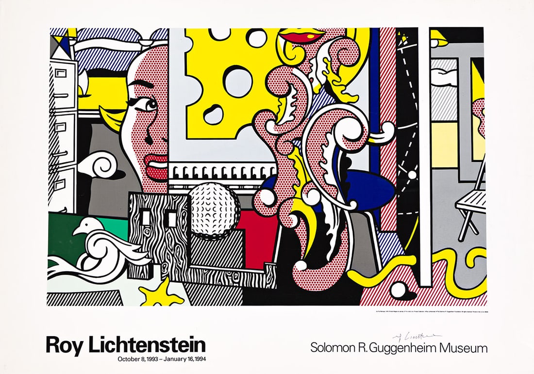 ROY LICHTENSTEIN (1923-1997) ROY LICHTENSTEIN / SOLOMON R. GUGGENHEIM MUSEUM. 1994. (1 of 1)