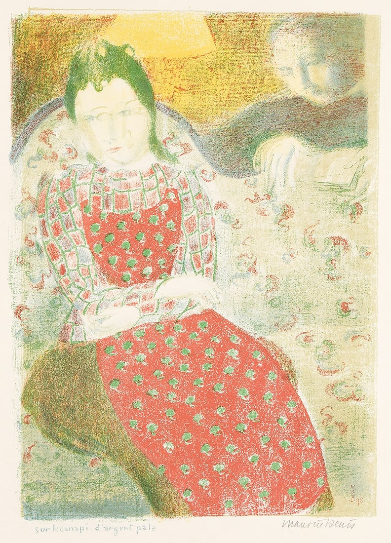 MAURICE DENIS Sur le Canapé d'argent pâle. (1 of 1)