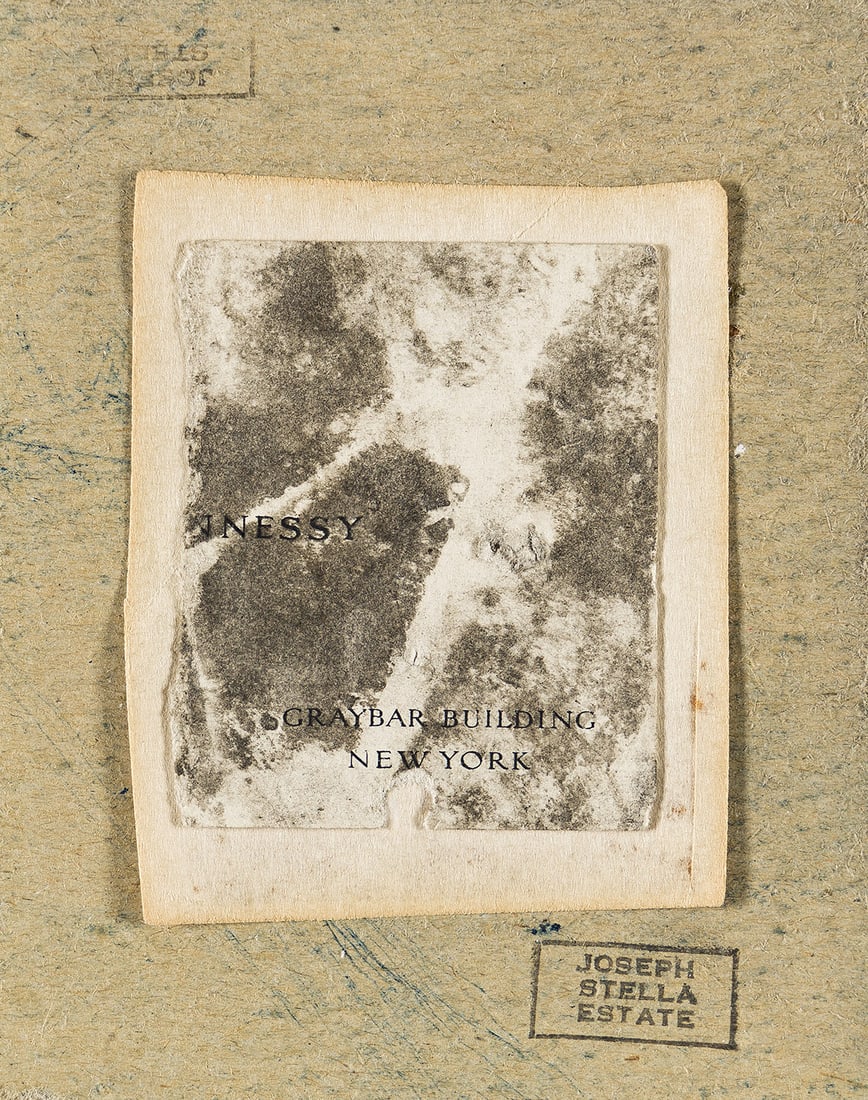 JOSEPH STELLA Untitled (Tread). (1 of 1)