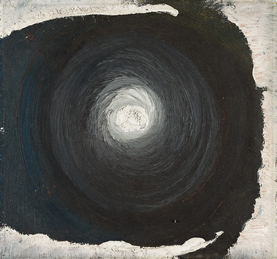 SEYMOUR FOGEL (1911 - 1984, AMERICAN) Untitled.: SEYMOUR FOGEL (1911 - 1984, AMERICAN) Untitled. Acrylic on illustration board. Estate stamped on verso. 230x240 mm; 9x9½ inches. Provenance: Estate of the Artist; [Charles and Faith McCracken, Es