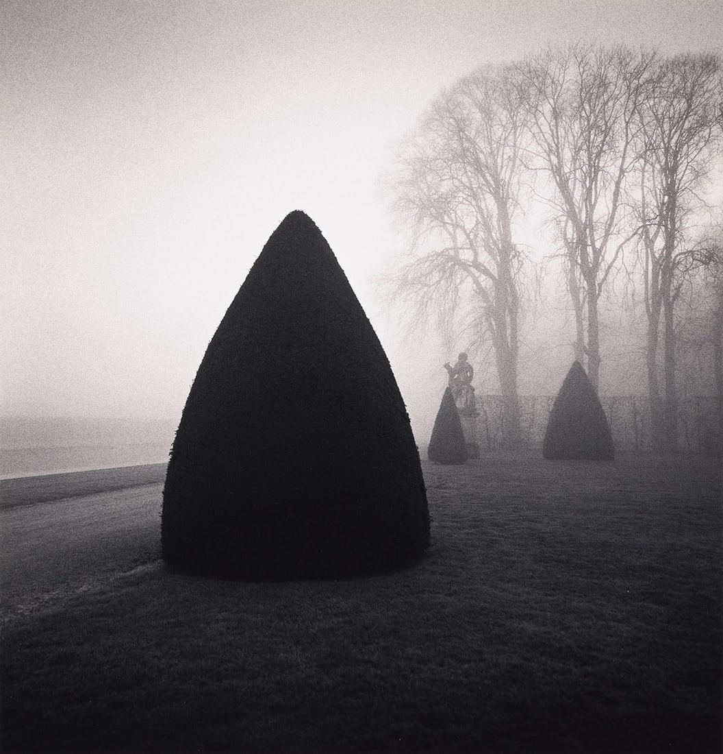 MICHAEL KENNA (1953- ) Daybreak, Vaux le Vicomte, France.: MICHAEL KENNA (1953- ) Daybreak, Vaux le Vicomte, France. Toned silver print, the image measuring 8x7⅝ inches (20.3x19.4 cm.), the mount 20x16 inches (50.8x40.6 cm.), with Kenna's signature, dat