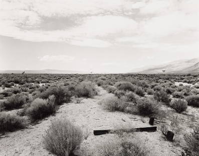 MARK RUWEDEL (1954- ) Carson and Colorado #6.: MARK RUWEDEL (1954- ) Carson and Colorado #6. Silver print, the image measuring 7&#189;x9&#189; inches (19.1x24.1 cm.), the mount 11x14 inches (27.9x35.6 cm.), with Ruwedel's signature, title, negativ