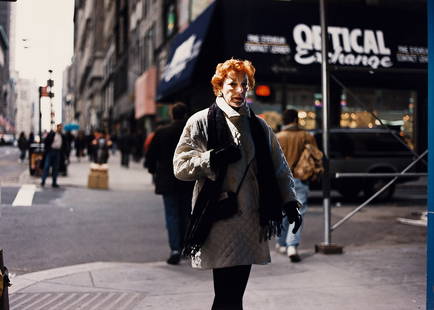 PHILIP-LORCA diCORCIA (1953- ) New York City.: PHILIP-LORCA diCORCIA (1953- ) New York City. Chromogenic print, the image measuring 16&#189;x23&#8539; inches (41.9x58.7 cm.), the sheet 20x24 inches (50.8x61 cm.), with diCorcia's signature in ink o