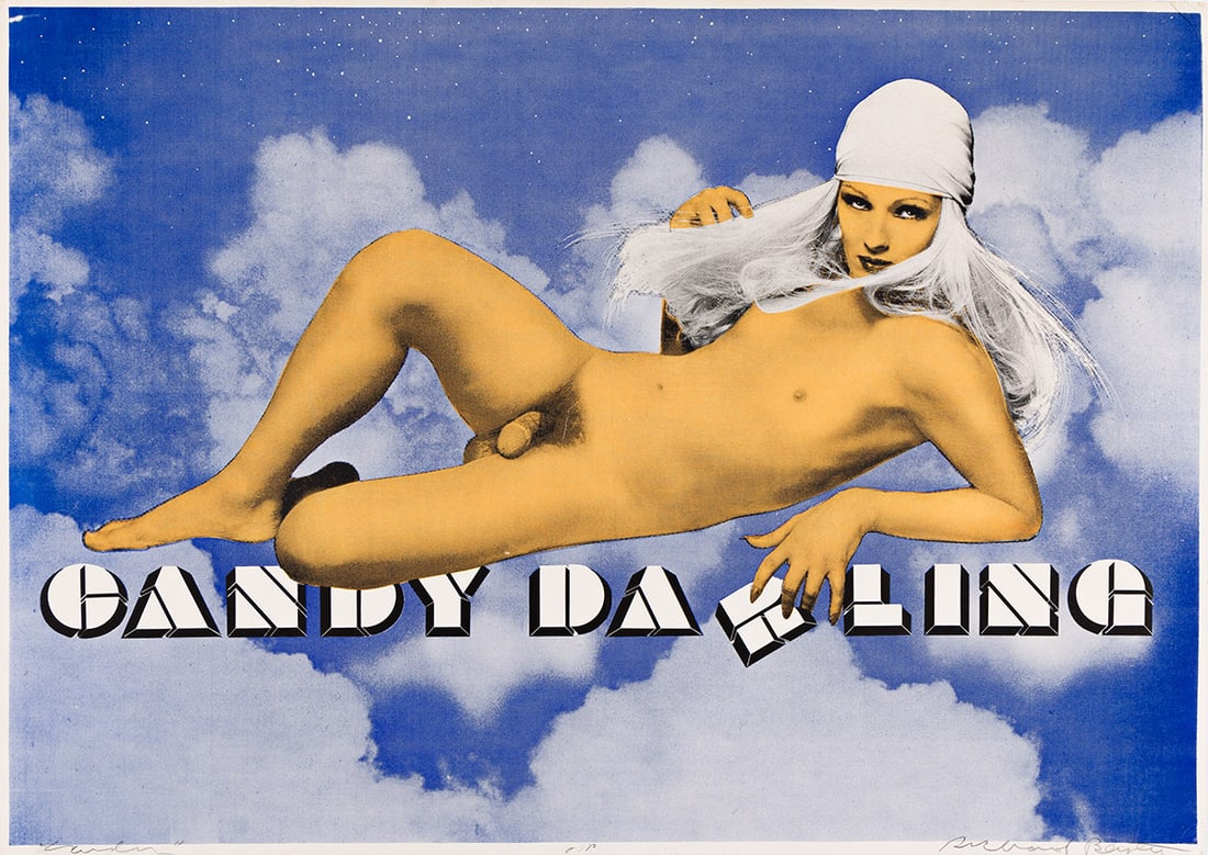RICHARD BERNSTEIN (1939-2002) Candy Darling: RICHARD BERNSTEIN (1939-2002) Candy Darling Offset lithographed poster, 580x816 mm, 22 3/4x32 1/4 inches. Hand-signed and numbered by the artist in pencil. Circa 1970. Candy Darling was a transgener a