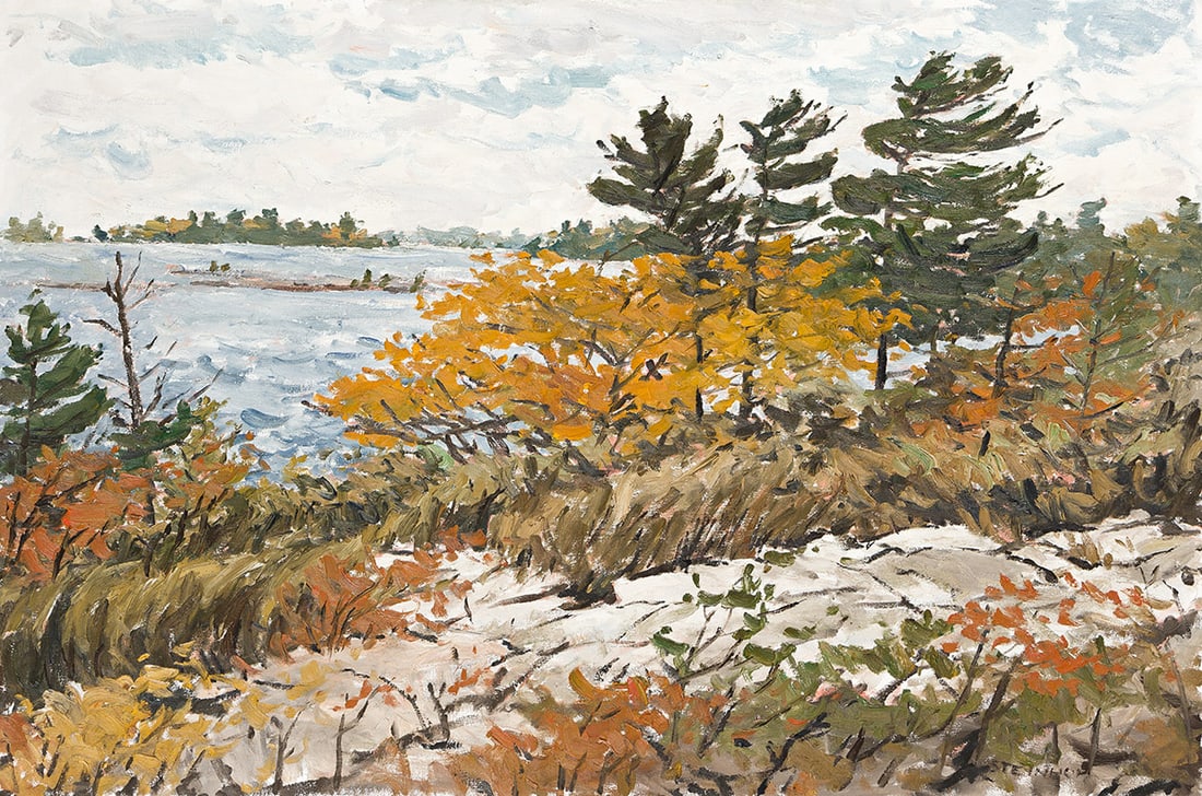 BRUCE STEINHOFF (1957- ) West Shore, Moon Island. (1 of 2)