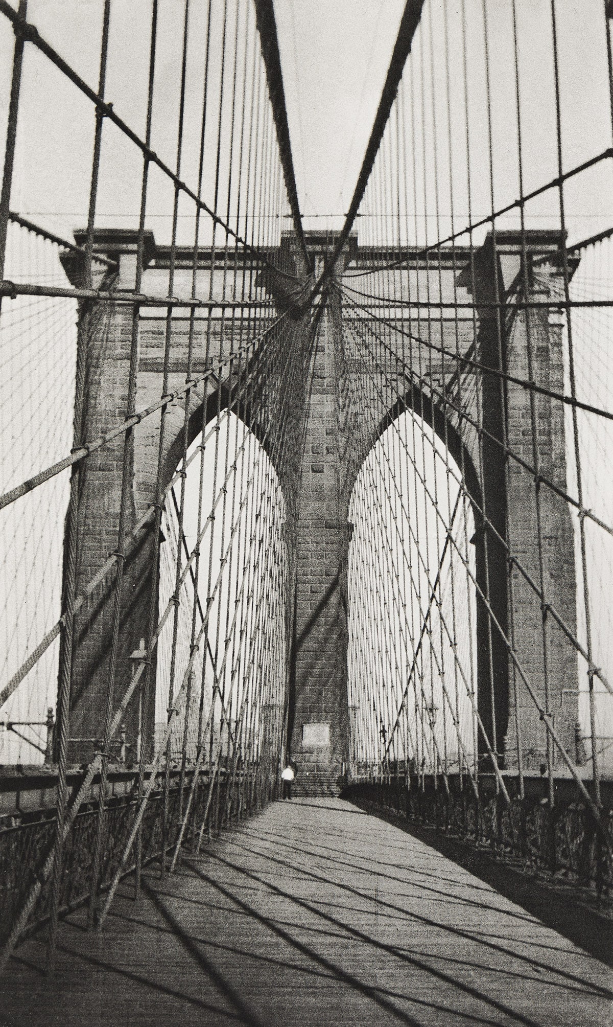 WALKER EVANS (1903-1975) The Brooklyn Bridge Portfolio. 1928-29; printed 1994.: WALKER EVANS (1903-1975) The Brooklyn Bridge Portfolio. 1928-29; printed 1994. Together, 9 hand-pulled photogravures, the images each measuring 25x15 cm, 9⅞x5⅞ inches, and the reverse, the