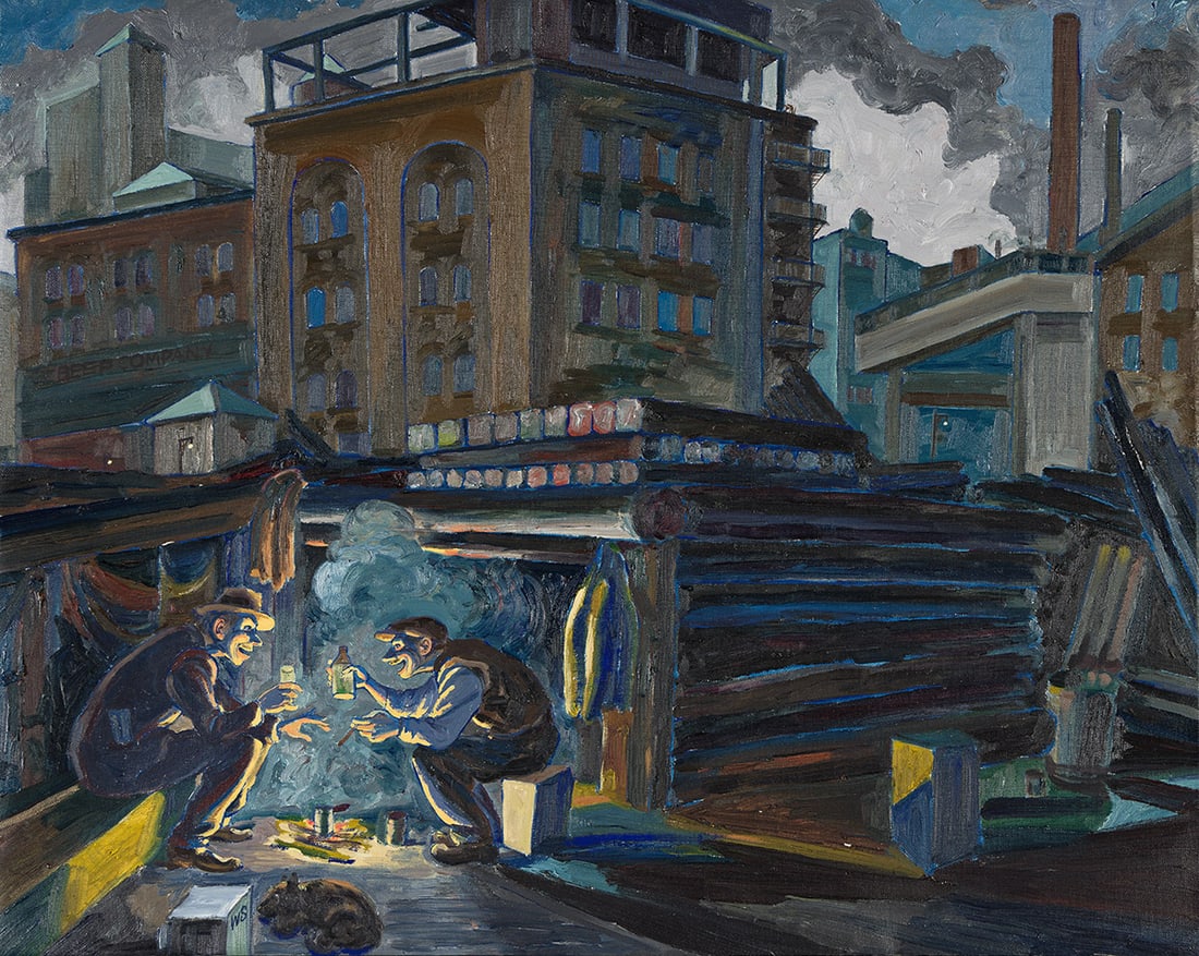 WILLIAM SHARP (1900-1961) Evening Repast, East River. 1936. (1 of 1)