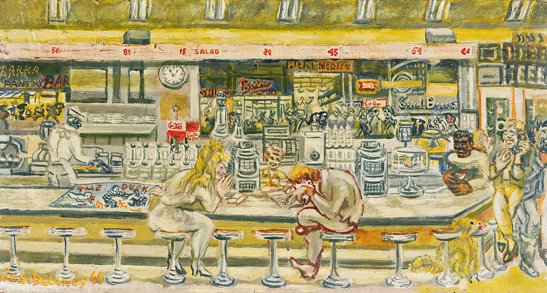 JOSEPH DELANEY (1904 - 1991) Waldorf Cafeteria. (1 of 1)