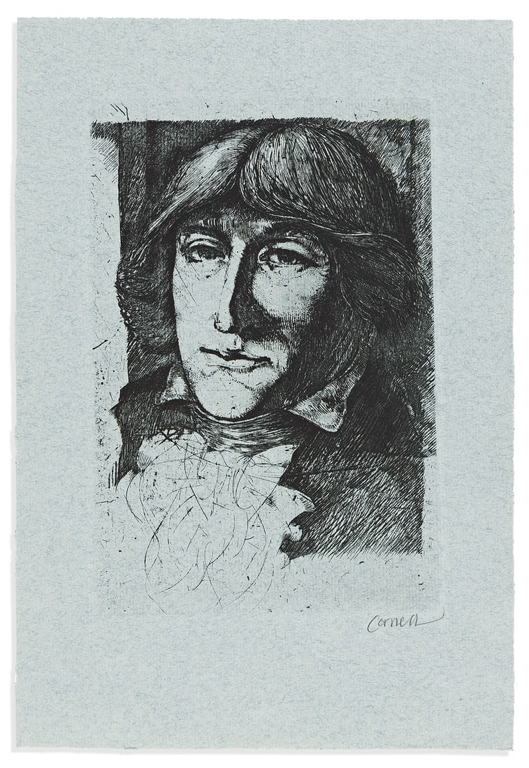 Gehenna Press. Three Titles from the 1960s.: Gehenna Press. Three Titles from the 1960s. 1) Leonard Baskin's (1922-2000) Laus Pictorum. Portraits of Nineteenth Century Artists, Northampton: Gehenna Press, 1969; limited edition portfolio of 15 pr