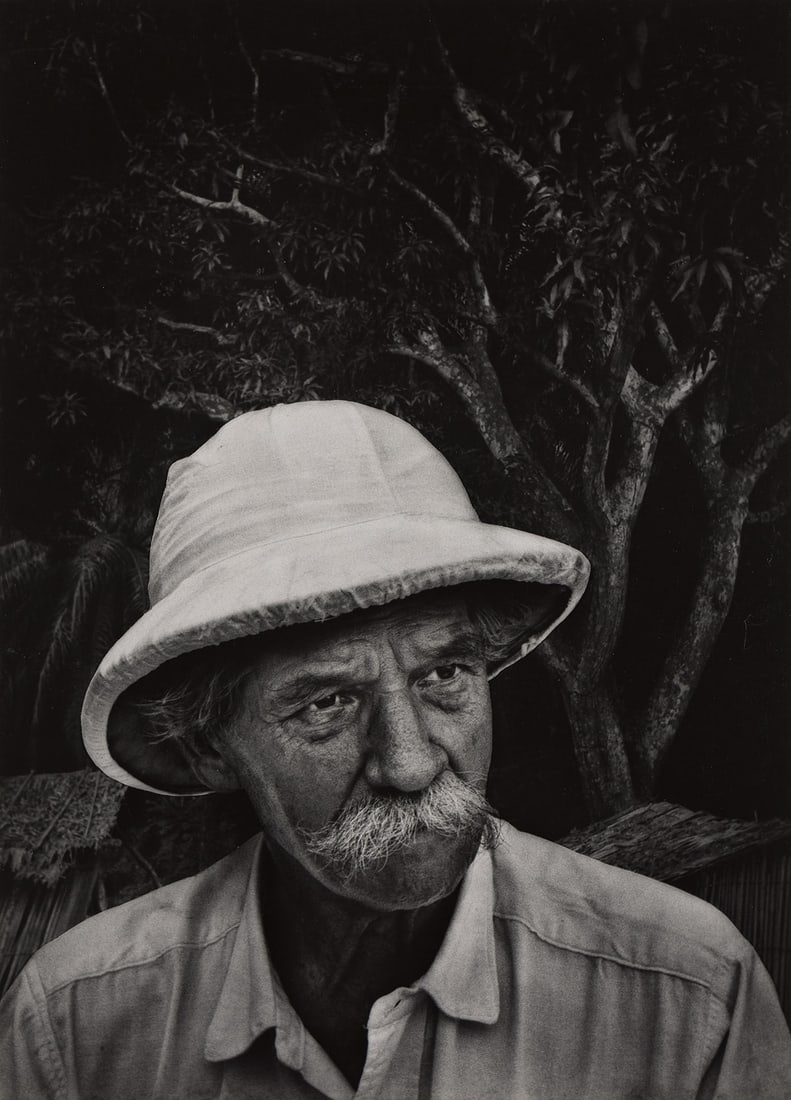 W. EUGENE SMITH (1918-1978) Schweitzer at Hospital, from the Man of Mercy series. 1954; printed: W. EUGENE SMITH (1918-1978) Schweitzer at Hospital, from the Man of Mercy series. 1954; printed 1960s. Silver composite print, the image measuring 13½x9¾ inches (34.3x24.8 cm.), the mount 20