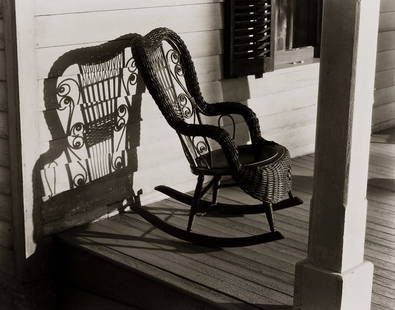 RALPH STEINER (1899-1986) American Rural Baroque. 1929; printed 1979.: RALPH STEINER (1899-1986) American Rural Baroque. 1929; printed 1979. Silver contact print, the image measuring 7¾x9¾ inches (19.7x24.8 cm.), the sheet 8x10 inches (20.3x25.4 cm.), flush mou