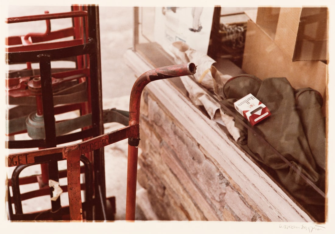 WILLIAM EGGLESTON (1939- ) Water Valley, Mississippi. Circa 1985.: WILLIAM EGGLESTON (1939- ) Water Valley, Mississippi. Circa 1985. Chromogenic print, the image measuring 6¼x9¼ inches (15.2x22.9 cm.), the sheet slightly larger, with Eggleston's signature i