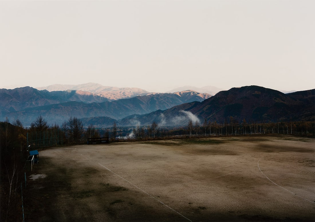 THOMAS STRUTH (1954- ) Sonnenaufgang in den Bergen bei Kiso-Fukushima, Japan. 1987; printed 1994.: THOMAS STRUTH (1954- ) Sonnenaufgang in den Bergen bei Kiso-Fukushima, Japan. 1987; printed 1994. Chromogenic print, the image measuring 10x14¼ inches (25.4x36.2 cm.), the sheet 12x16 inches (30.