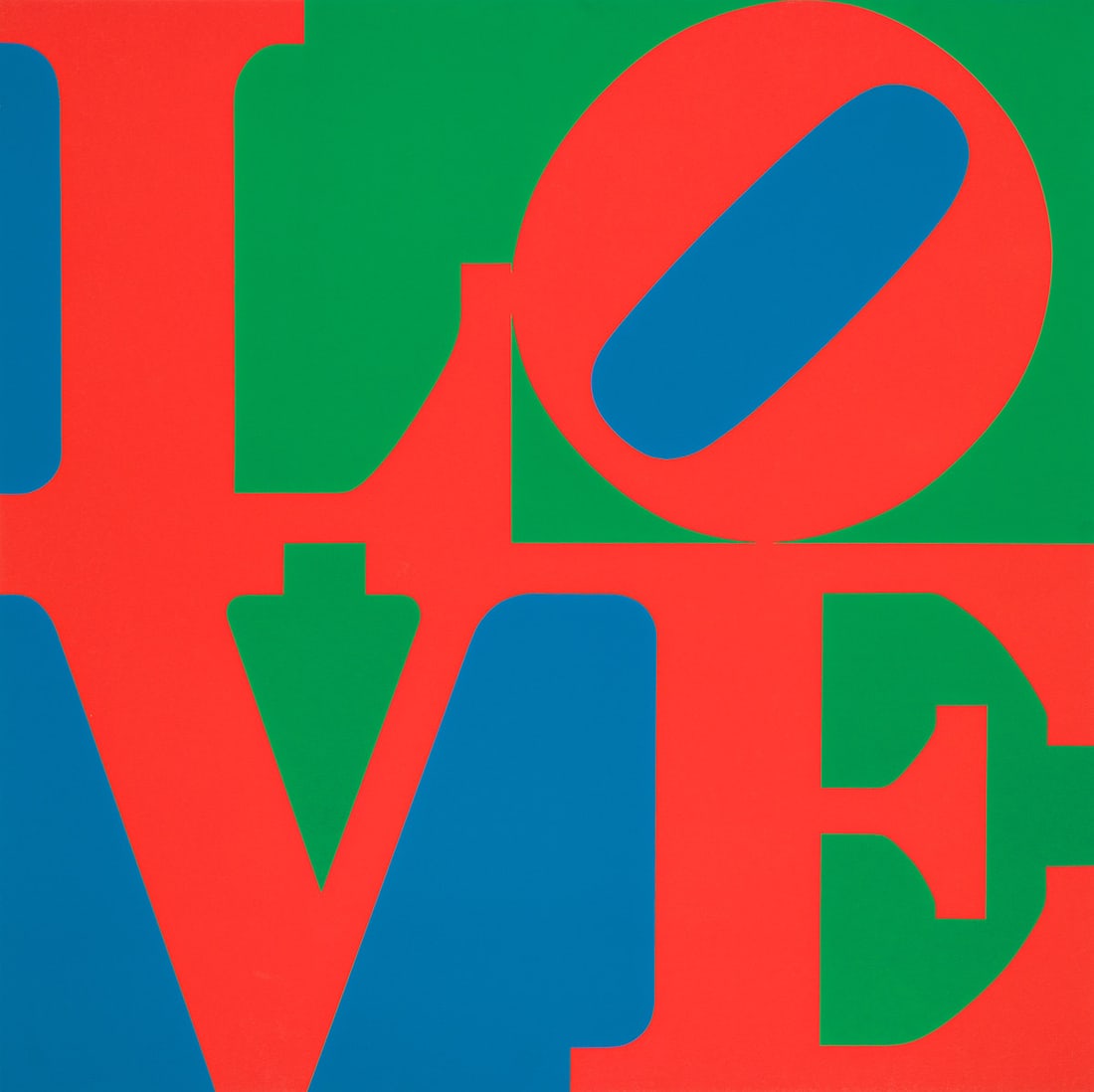 ROBERT INDIANA (1928 - 2018) Love. (1 of 1)