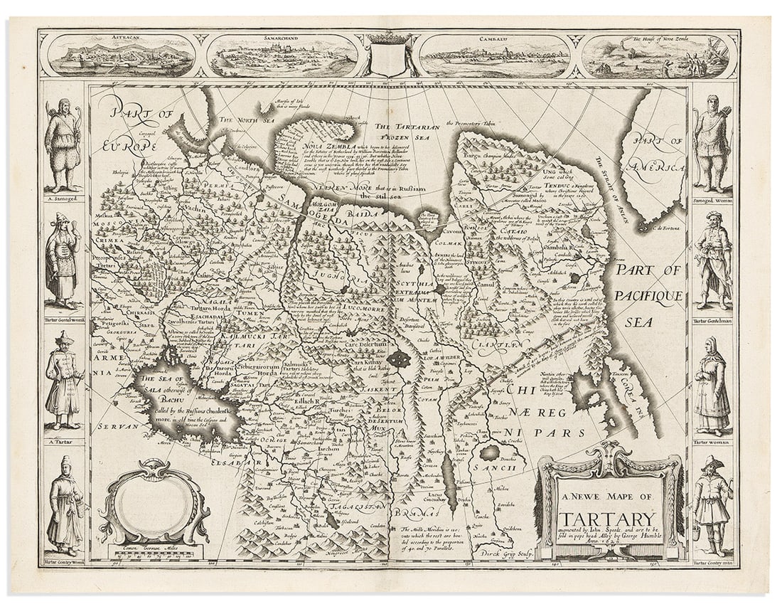 (TARTARY.) John Speed. A Newe Mape of Tartary. (1 of 1)