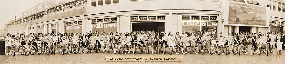 (BEAUTY PAGEANT) A Panorama of Atlantic City Beauty and Fashion Pageants by Fred Hess and Son. 1936 (1 of 1)