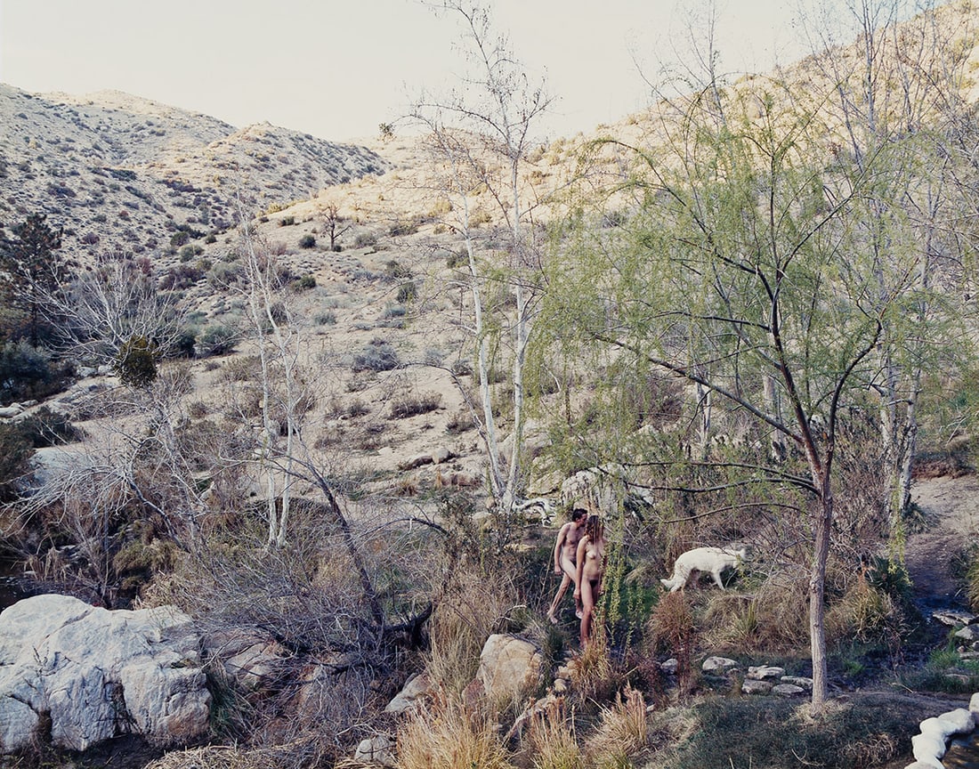 JUSTINE KURLAND (1969- ) Magic Afloat * The Fall. 2003.: JUSTINE KURLAND (1969- ) Magic Afloat * The Fall. 2003. Together, 2 c-prints, the images measuring 18x23 inches (45.7x58.4 cm.), the sheets 20x24¼ inches (50.8x61.6 cm.), the mounts 24½x28&#