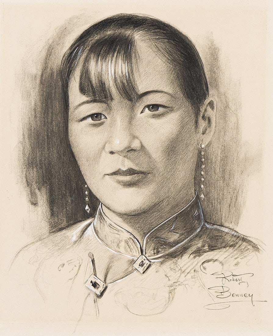 ROBERT BENNEY (1904-2001) Mme. Chiang Kai-shek.