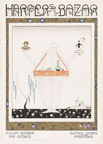 KAY NIELSEN (1886-1957) Pierrot with dolls.