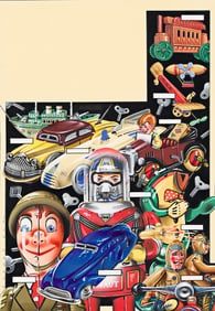 MICK BROWNFIELD (1947- ) Vintage toys.