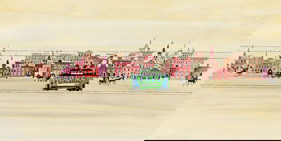 RICHARD ERDOES (1912-2008) Streetcar.
