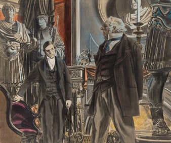 ROBERT FAWCETT (1903-1967) "It is quite useless to froth at me, Porter."