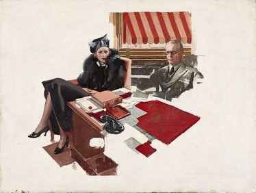 ELBERT MCGRAN JACKSON (1896-1962) "Mr. Crouch found the paper and read the offer aloud."