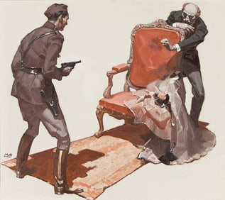 MEAD SCHAFFER (1898-1980) "The Dead Ride Hard."
