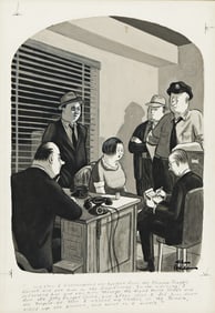 (NEW YORKER) CHARLES ADDAMS (1912-1988) "And then I disconnected the booster from the