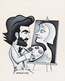 (NEW YORKER) ROBERT DE MICHIELL (1958-2015) Joseph Siravo and Mary Mara in "Dream of a Common
