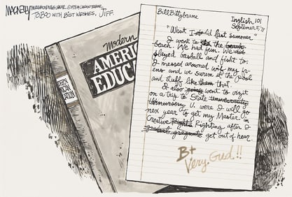 JEFF MACNELLY (1948-2000) Modern American Education.