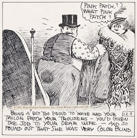 GEORGE HERRIMAN (1880-1944) "Pink patch? What pink patch?"