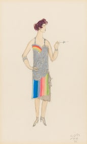 RAOUL PÈNE DUBOIS (1914-1985) Rainbow flapper.