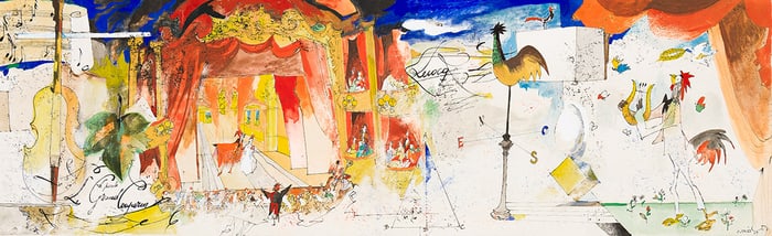 JEAN PAGES (1903-2002) La Poule Grand Couperin.