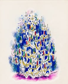 JEAN HANAU (1899-1966) Christmas tree.