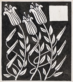 AUBREY BEARDSLEY (1872-1898) Three Large Lilies.