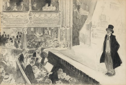 CHARLES DANA GIBSON (1867-1944) "At the Pavilion."