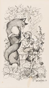 TRINA SCHART HYMAN (1939-2004) Fox and girl.