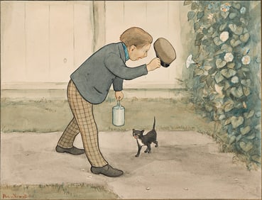 PETER NEWELL (1862-1924) "The Way We Bow."