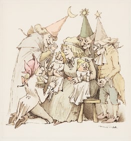 MAURICE SENDAK (1929-2012) Return of the Bee-man to his mother.