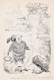 KURT WIESE (1887-1974) "Freddy's first one flew up into a tree."