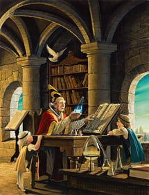 PORTER (ARTIST UNKNOWN) The alchemist.