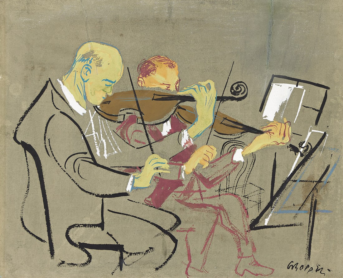 WILLIAM GROPPER (1897 - 1977) Untitled, Rehearsal. (1 of 1)