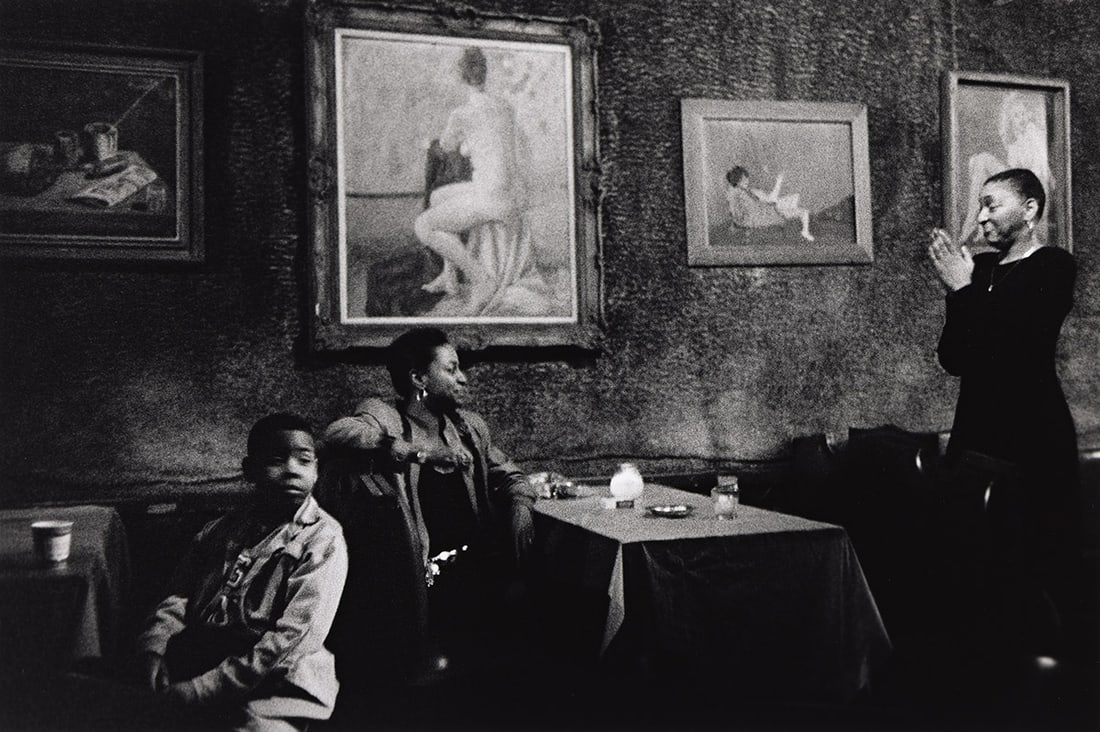GERALD CYRUS (1957 - ) Boy and Two Women, Gold Brick Inn, Harlem. (1 of 1)