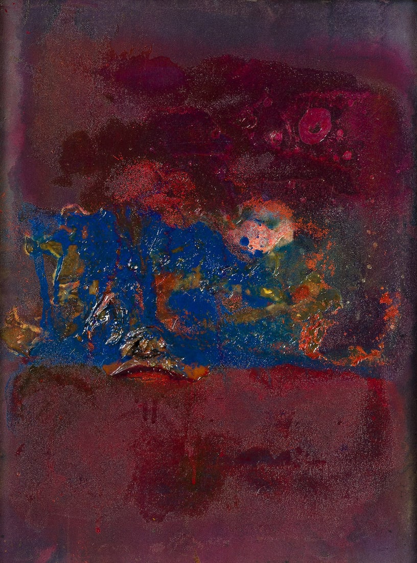 SIR FRANK BOWLING, OBE RA (1934 - ) Ben Woodick.: SIR FRANK BOWLING, OBE RA (1934 - ) Ben Woodick. Acrylic and acrylic gel on cotton canvas, 2002. 590x438 mm; 23⅓x17⅓ inches. Signed, titled and dated in ink, upper stretcher bar. Provenanc