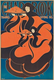 WILLIAM H. BRADLEY (1868-1962). THE CHAP BOOK / THANKSGIVING NO. 1895. 20¼x13½ inches,