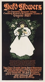 WILLIAM H. BRADLEY (1868-1962). FIELD FLOWERS. 1896. 20½x11¾ inches, 52x29¾ cm. [The