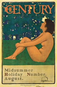 MAXFIELD PARRISH (1870-1966). THE CENTURY / MIDSUMMER HOLIDAY NUMBER. 1897. 19½x13 inches,