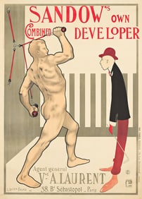 LOUIS-LUCIEN FAURE DUJARRIC (1872-1943). SANDOW'S OWN COMBINED DEVELOPER. 1899. 54x39 inches,